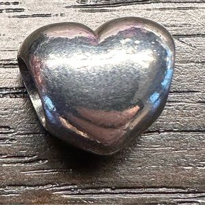 Pandora Heart Charm, Puffy Smooth